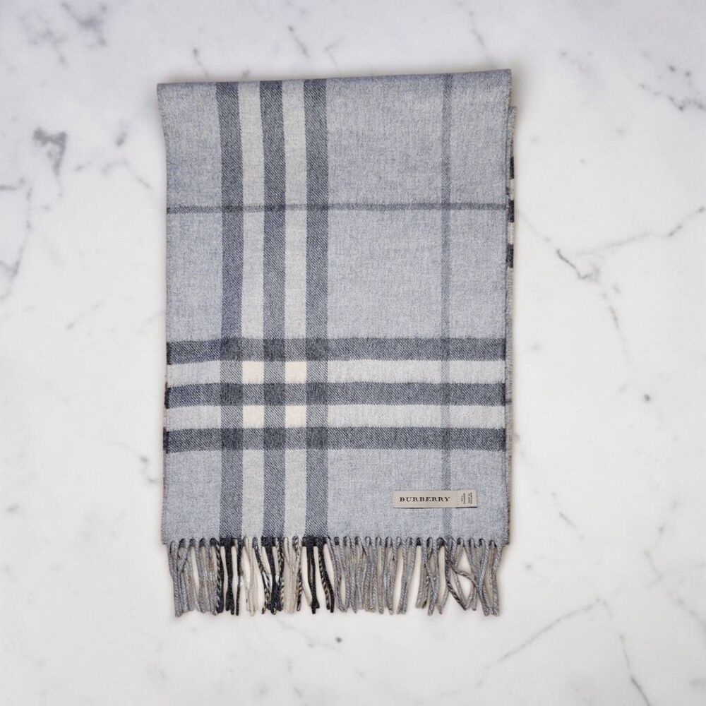 Burberry Giant Check Cashmere Scarf